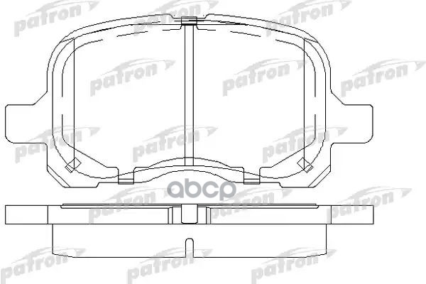 Колодки Тормозные Дисковые Передн Toyota: Corolla 97-02, Corolla Compact 97-02, Corolla Liftback 97-02, Corolla Wagon 97-02 P...