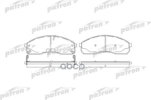 Колодки Тормозные Дисковые Передн Kia: Carnival 99-01, Carnival Ii 01- PATRON арт. PBP1595
