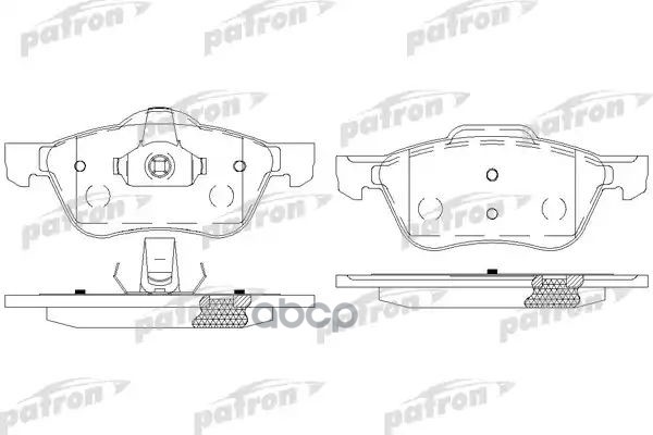 Колодки Тормозные Дисковые Передн Nissan: Primera 99-01, Primera Hatchback 99-02, Primera Traveller 99-01 PATRON арт. PBP1674