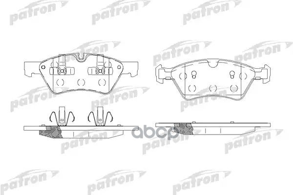 Колодки тормозные дисковые передн PBP1830 PATRON арт. PBP1830