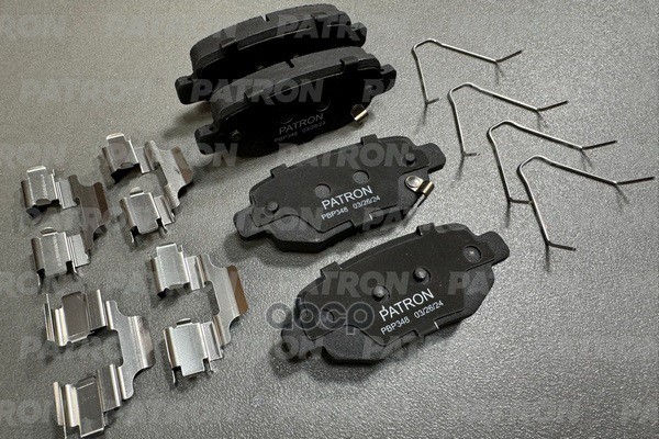 Колодки Тормозные Дисковые Зад. Geely Emgrand 7 New (Ss11) Mt 23- PATRON арт. PBP348