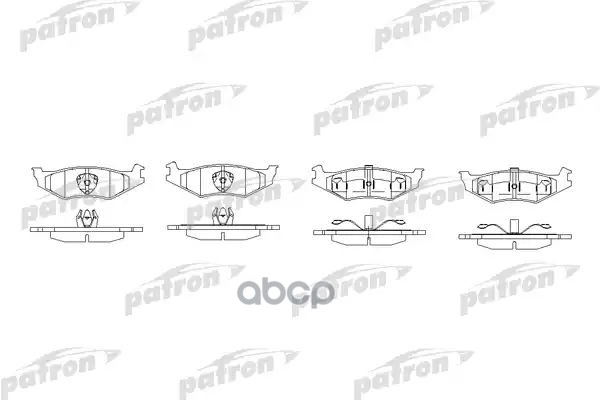 Колодки Тормозные Дисковые Задн Chrysler Gs Daytona Shelby Купе 87-92, Le Baron 86-91, Le Baron Кабрио 86-96, New Yorker 93-9...