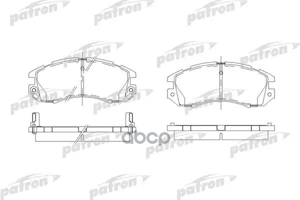 Колодки Тормозные Дисковые Передн Subaru: Impreza 92-00, Impreza Универсал 92-00, Legacy I 89-94, Legacy I Универсал 89-94, L...