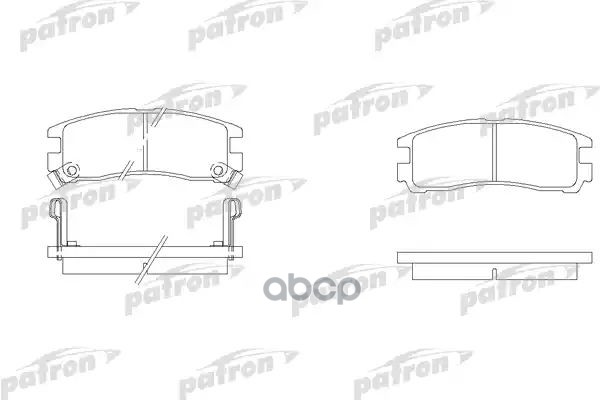 Колодки Тормозные Дисковые Задн Chrysler: Sebring 01-, Hyundai: Santamo 99-, Mitsubishi: Eclipse I 91-95, Eclipse Ii 95-99, G...