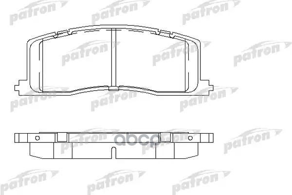 Колодки Тормозные Дисковые Задн Toyota: Previa 90-00 PATRON арт. PBP931