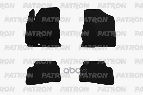 Комплект Автомобильных Ковриков Текстильных Hyundai I30 2007-2012 PATRON арт. PCC-HNI0017