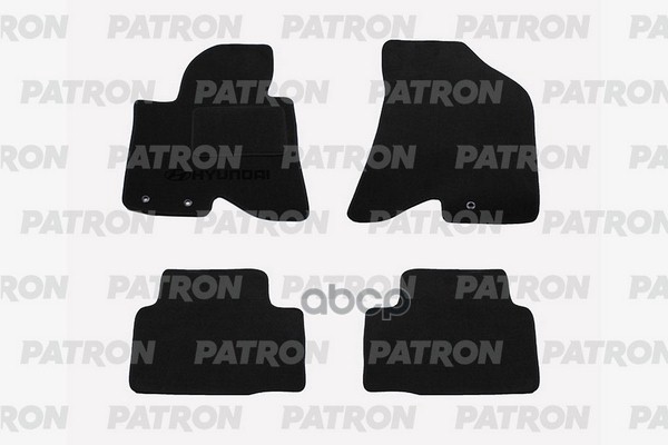 Комплект Автомобильных Ковриков Текстильных Hyundai Ix35 2010-2013, Kia Sportage 2010-2016 PATRON арт. PCC-HNI0021