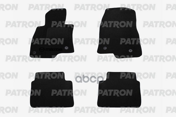 Комплект Автомобильных Ковриков Текстильных Mazda 6 Iii 2013- PATRON арт. PCC-MZD009
