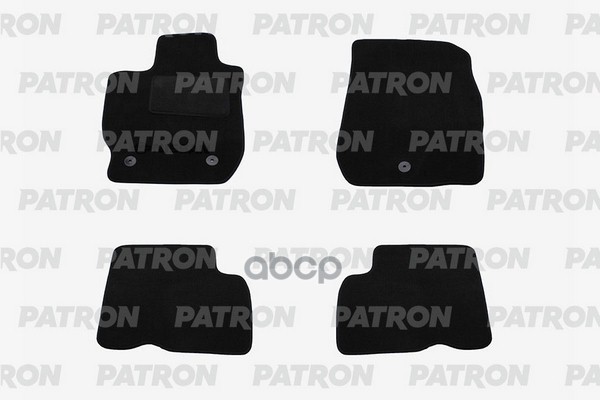 Комплект Автомобильных Ковриков Текстильных Nissan Almera Iii G15 2012- PATRON арт. PCC-NSN006