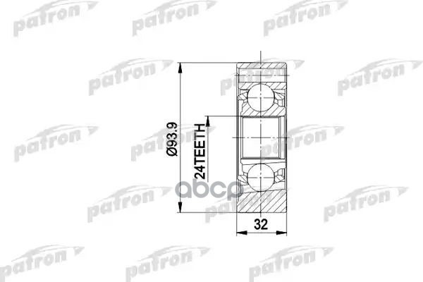 Шрус Внутр К-Кт Volvo: 340-360 82-89, 340-360 Седан 82-90 PATRON арт. PCV3018