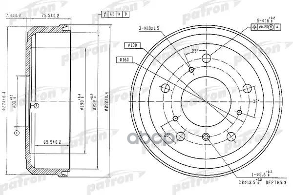 Барабан Тормозной Задн Vw: Lt 28 I Автобус 75-96, Lt 28-35 I C Бортовой Платформой 75-96, Lt 28-35 I Фургон 75-96, Lt 40-55 I...