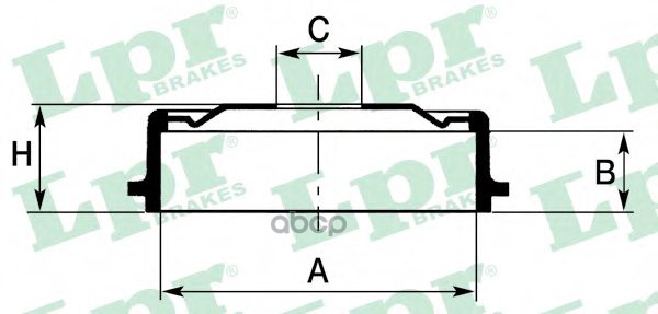 Барабан тормозной задн PDR1355 PATRON арт. PDR1355
