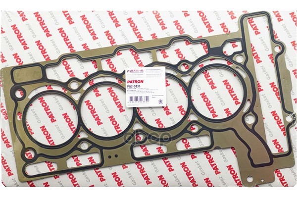 Прокладка ГБЦ CITROEN. PEUGEOT 1.4 16V EP3 09 PG20333 PATRON арт. PG20333