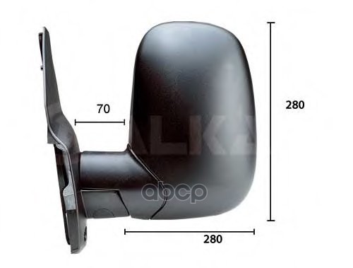 Зеркало Наружное В Сборе Прав,Ручн, Выпукл Ford: Transit - 94-00 PATRON арт. PMG1243M02