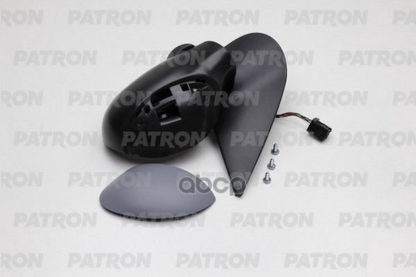 Зеркало Наружное В Сборе Лев, Электр, С Подогр, Асферич, Грунт Peugeot: 206 - 98-03 PATRON арт. PMG2907M09