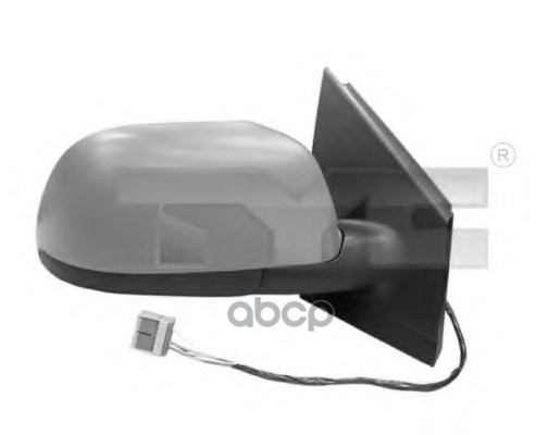 Зеркало Наружное В Сборе Лев, Электр, С Подогр, Асферич, Грунт  Vw: Polo Iv - 01-05 PATRON арт. PMG4030M07