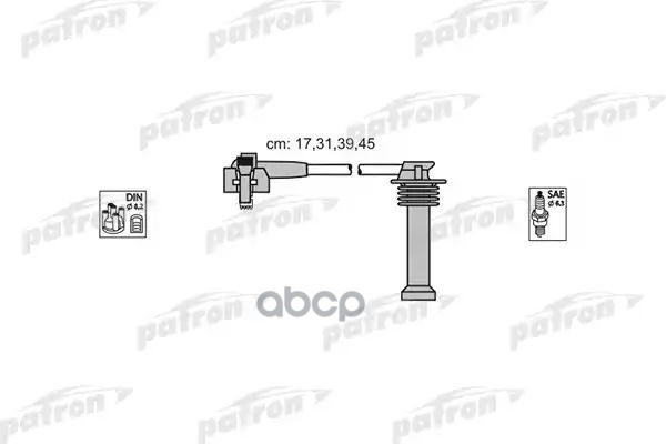 Комплект Проводов Зажигания Fu11 Ford: Escort Classic 98-00,Escort V 90-92, Escort Vii 95-98,Fiesta Iii 89-97, Fiesta Iv 95-0...