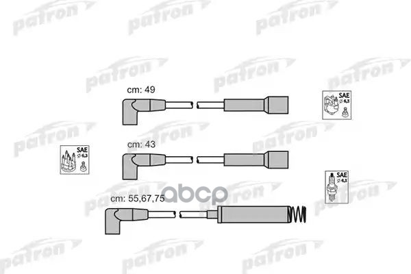 Комплект Проводов Зажигания Odu203 Opel: Ascona C 86-88, Ascona C Hatchback 86-88, Kadett E 86-91, Kadett E Combo 86-91, Kade...