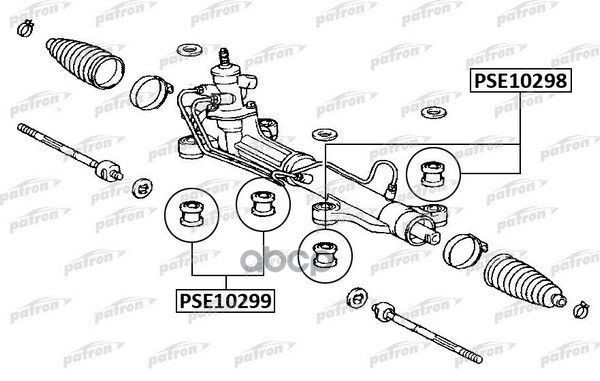 Сайлентблок Рулевой Рейки Toyota Picnic/Avensis Verso Acm20 01-05 PATRON арт. PSE10298