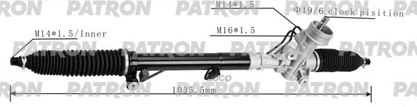 Рейка рулевая гидравлическая AUDI  A4 , A4 Avant 2000-08/SEAT  EXEO 2009- / SKODA  SuperB 2001-08 PSG3044 PATRON арт. PSG3044