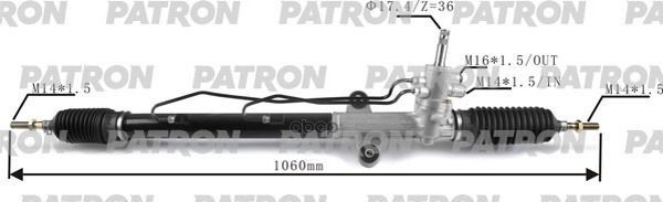 Рейка Рулевая Honda Accord 2.3 98-02 PATRON арт. PSG3051