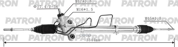 Рейка Рулевая Toyota Hiace (Kdh2,Lh2,Trh2) 05- PATRON арт. PSG3053