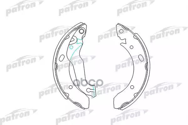 Колодки Тормозные Барабанные Hyundai: Coupe 96-02, Lantra I 90-95, Lantra Ii 95-00, Lantra Ii Wagon 96- PATRON арт. PSP319