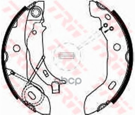 Колодки Тормозные Барабанные Задн Mb: W168 1.4-1.7Cdi 97> PATRON арт. PSP569