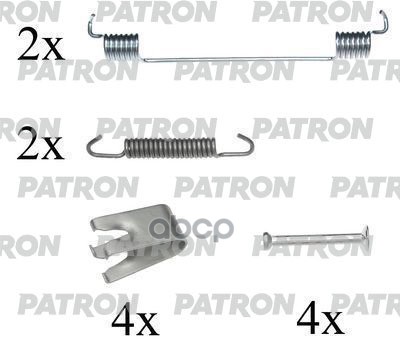 Комплект Монтажный Тормозных Колодок Барабанных Nissan: Micra 03-, Micra C+C 05-, Renault: Clio Iii 05-, Modus 04- PATRON арт...