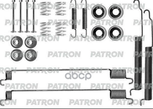 Комплект Монтажный Тормозных Колодок Барабанных Nissan: Patrol Hardtop 79-88, Patrol Hardtop 86-90, Patrol Station Wagon 79-8...