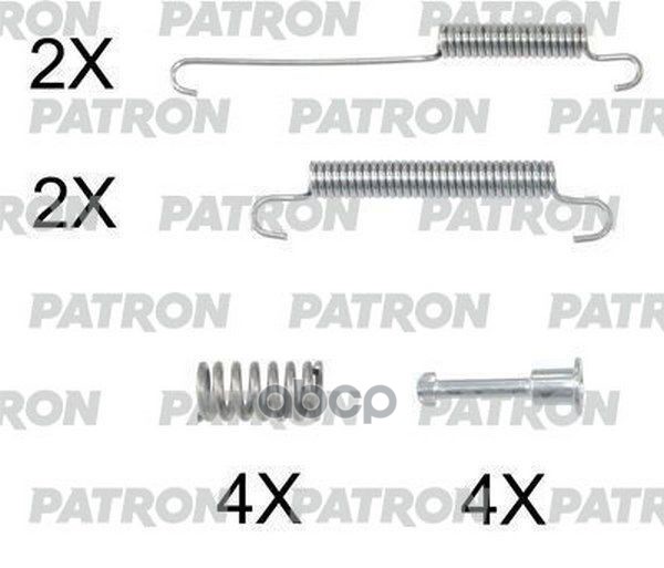 Комплект Монтажный Тормозных Колодок Барабанных Chrysler: Grand Voyager V (Rt) 07-, Voyager Iv (Rg) 00- PATRON арт. PSRK0221