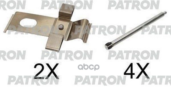 Комплект Монтажный Тормозных Колодок Дисковых Bmw:7 (E38) 10.94-11.01,8 (E31) 04.90-12.99 PATRON арт. PSRK1096