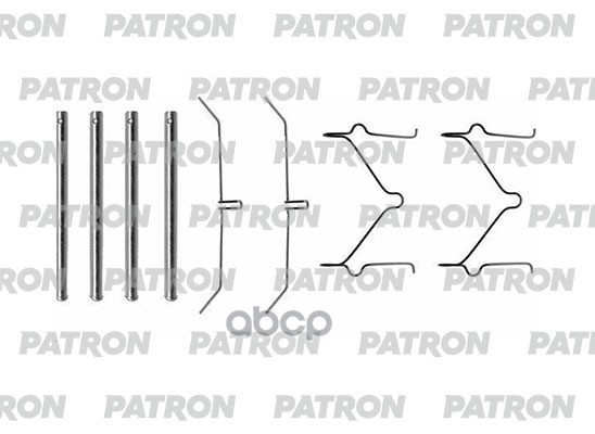 Комплект Монтажный Тормозных Колодок Дисковых Toyota: Land Cruiser 84-96, Hilux 78-91 PATRON арт. PSRK1218