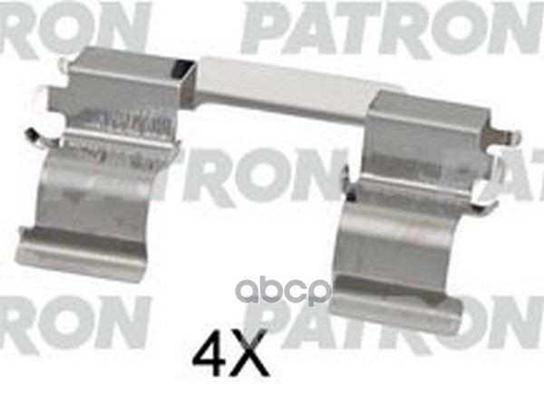 Пружинки тормозных колодок дисковых ПЕРЕДН DAEWOO KALOS 1,2,1,4,1,4 02- PATRON арт. PSRK1283