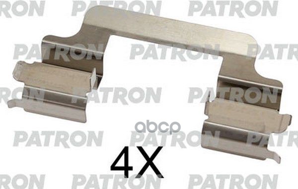 Комплект Монтажный Тормозных Колодок Дисковых Land Rover: Range Rover Sport 05-, Discovery Iv 09-, Discovery Iii 04- PATRON а...