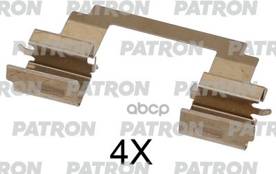 Комплект монтажный тормозных колодок дисковых TOYOTA: MATRIX 01-04 PSRK1306 PATRON арт. PSRK1306