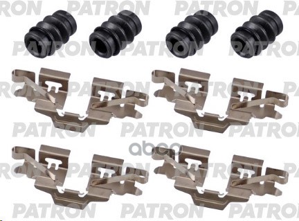 Комплект Монтажный Тормозных Колодок Дисковых Suzuki: Swift Iv 10-, Toyota: Yaris 07-, 06-, Urban Cruiser 09-, Iq 09- PATRON ...