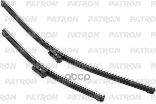 Щетки стеклоочистителя 61см + 41см к-кт плоская Push button 19mm Moskwitsch 3 / JAC JS4 / FIAT Doblo 10- PWB6141-KIT-FD PATRO...