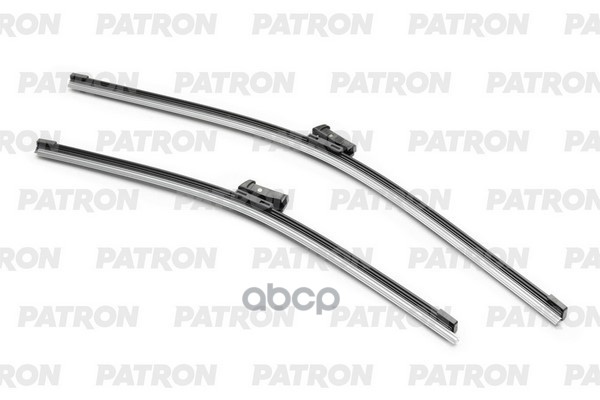 Щетки стеклоочистителя 61см + 48см к-кт плоская Push button 19mm VW Golf V/VI, Passat B6/B7 PWB6148-KIT-VG5 PATRON арт. PWB61...
