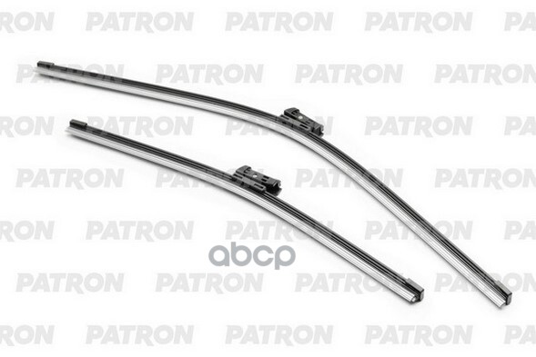 Щетки стеклоочистителя 65см + 46см к-кт плоская Push button 16mm VW Golf VII 12-  SKODA Superb III PWB650HS PATRON арт. PWB650HS