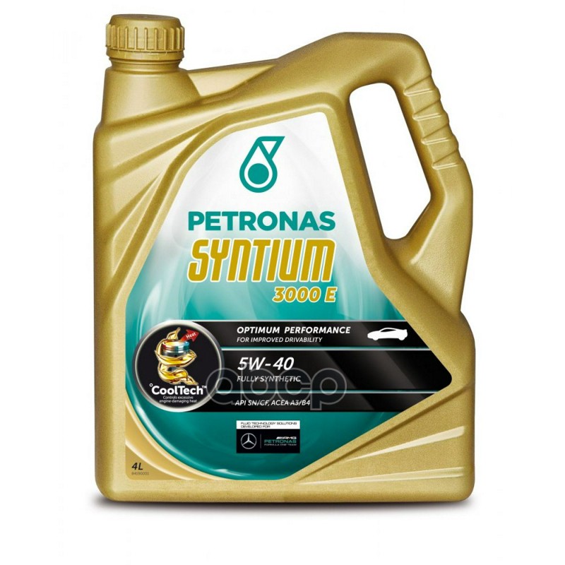 PETRONAS Масло Моторное Petronas Syntium 3000 E 5W-40 Синтетическое 4 Л 18054019 70134K1yeu
