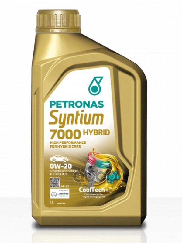 PETRONAS Масло моторное синтетическое Syntium 7000 Hybrid 0W20 SP, GF-6A 1л