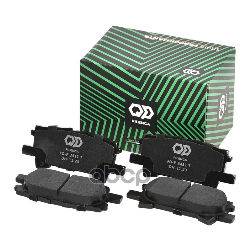Колодки тормозные дисковые задние Performante TOYOTA RXII (RX300, RX330, RX350) FD-P3411T PILENGA арт. FD-P3411T
