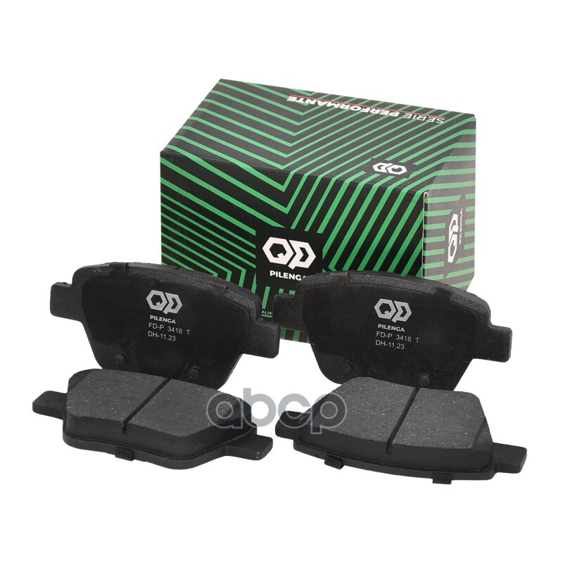 Колодки тормозные дисковые задние Performante VAG Jetta, Passat, Golf VI, Octavia I,II FD-P3418T PILENGA арт. FD-P3418T