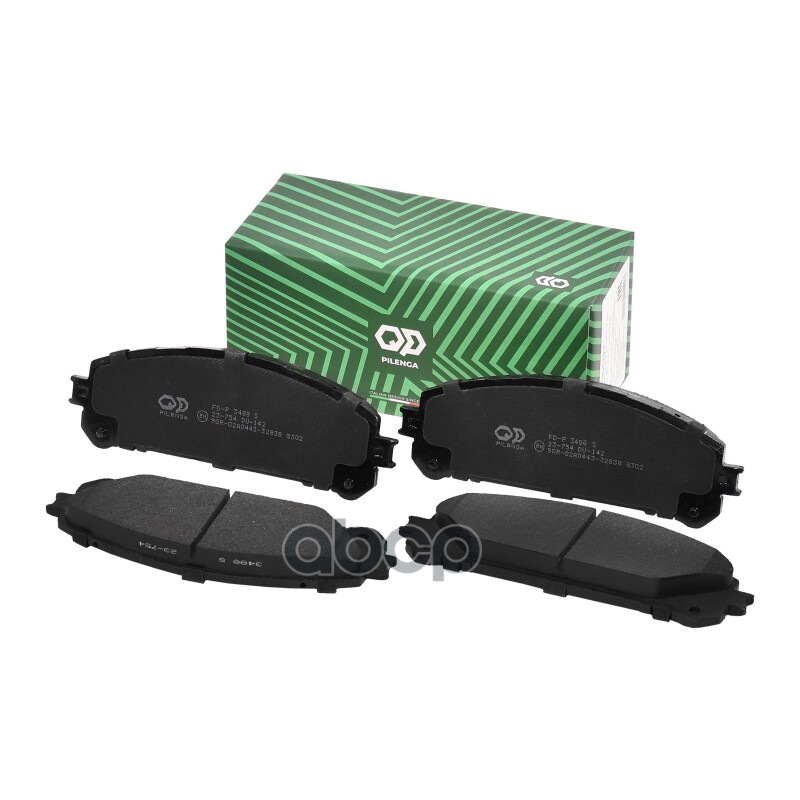 Колодки тормозные дисковые передние Performante TOYOTA RXIII (RX270, RX350) FD-P3488S PILENGA арт. FD-P3488S