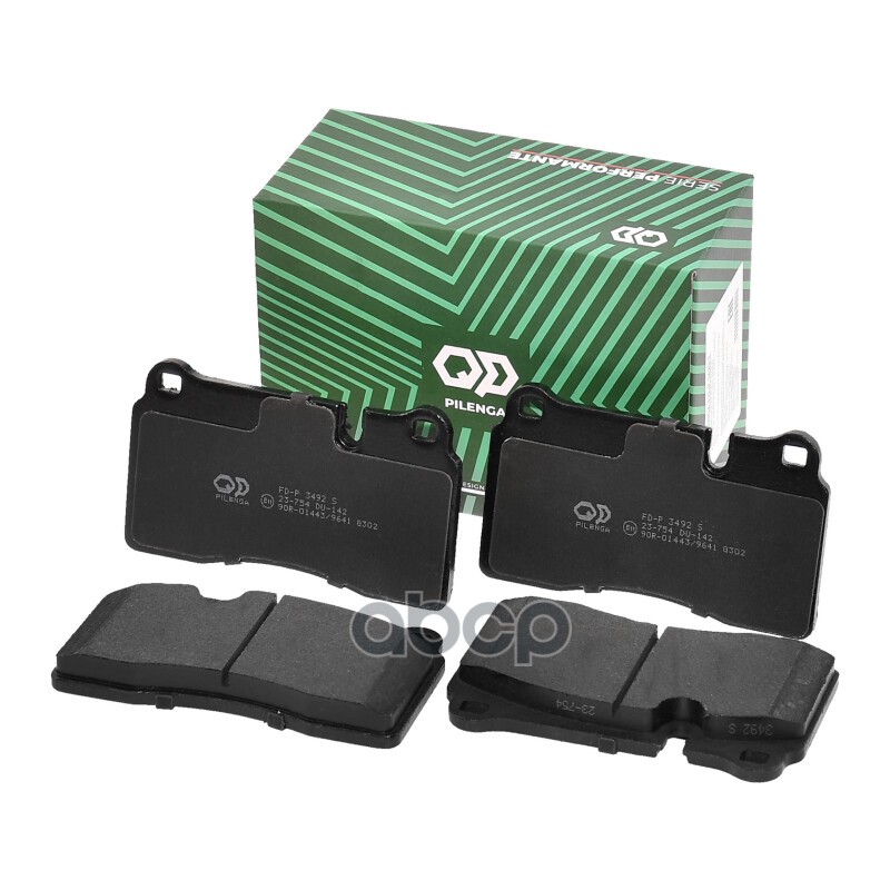 PILENGA Колодки тормозные дисковые передние Performante VAG PILENGA арт. fd-p3492s