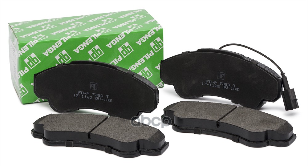 Колодки тормозные диск.передние с датчиком усиленные BOXER II FD-P7350T PILENGA арт. FD-P7350T