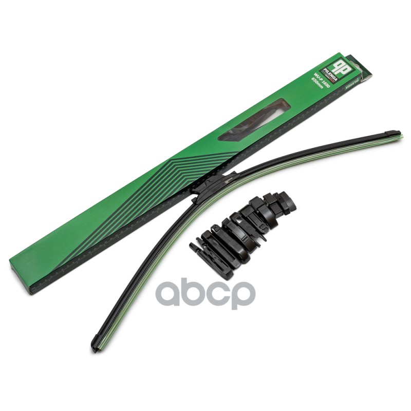 Щетка с/о универсальная бескаркасная 650mm (10 адаптеров)  WU-P1650 PILENGA арт. WU-P1650