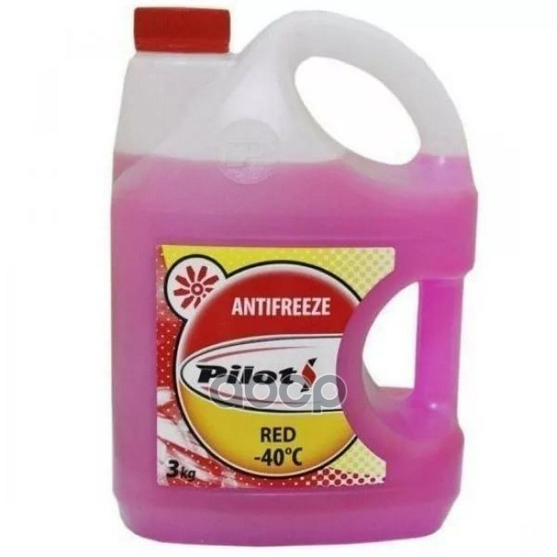 PILOTS антифриз RED LINE -40  3 л 3224 PILOTS арт. 3224