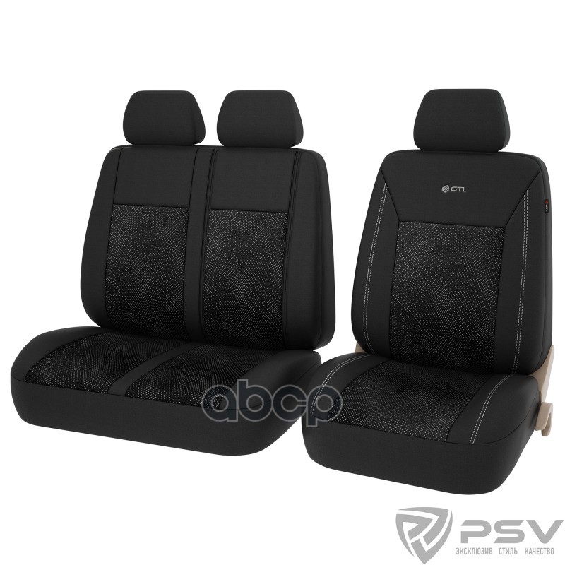 Чехлы Psv Gtl Jakkard Transit (Черный) Полиэстер+Жаккард 132683 PSV арт. 132683